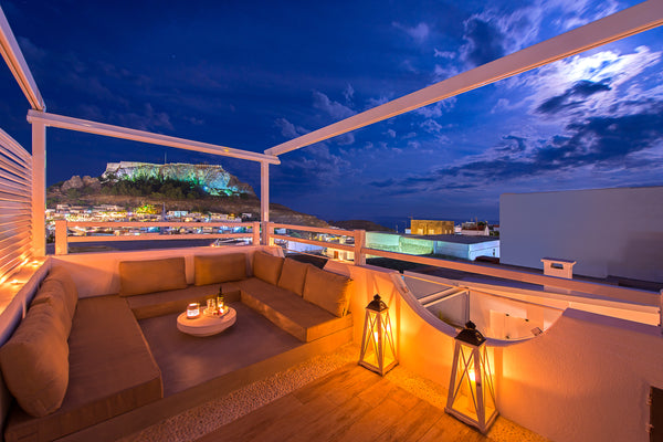Is a beautifully decorated two floor villa with two double bedrooms, two sitting Lindos, Greece Lindos Allure Villa with Acropolis view & Jacuzzi Entire villa vacation rental 5120311