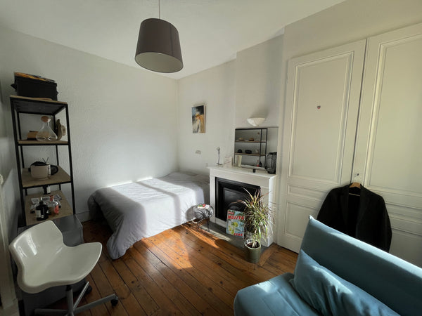 Studio composé d'une pièce à vivre lumineuse, d'une cuisine toute équipée et d'u Lyon, France Studio cosy - Lyon 2ème , 5min Gare Perrache Entire rental unit vacation rental 39213253