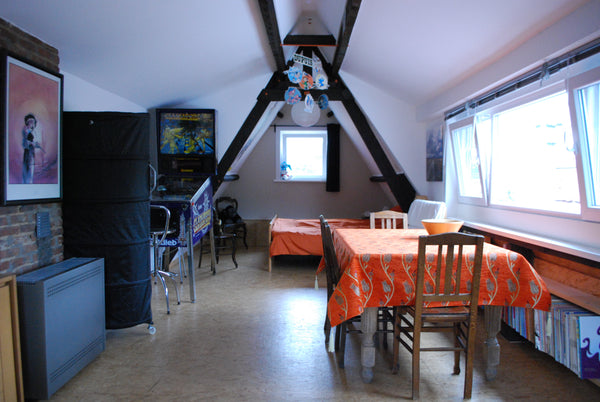 In a quiet green suburb just outside the medieval city centre, close to the natu Ghent, Belgium Private studio Creativo + free bikes Private room in guest suite vacation rental 14831444
