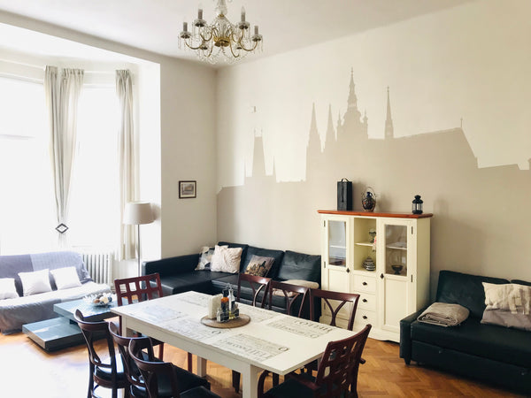 Welcome to the Old Prague!<br />Our spacious 140m2 apartment with 4m high ceilin Prague, Czechia Hybernska apartment Entire rental unit vacation rental 22924271