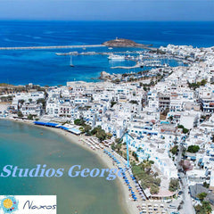 Just 20 metres from Agios Georgios Beach in Naxos, the family-run George Studios Greece Central renovated room (2022RENOVATED BATHROOM) Entire rental unit vacation rental 6218812