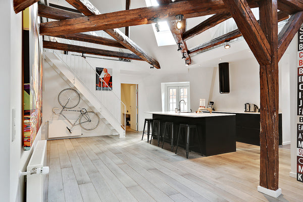 Seriously cool 200sqm/2150sqf NYC-meets-CPH loft. Apt. was built recently and is Copenhagen, Denmark CPH Central - huge duplex loft Entire loft vacation rental 3001697