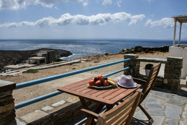 Island style traditional house ideal for 4 persons. The stunning view to the Aeg Greece Vourni House Entire home vacation rental 18681907