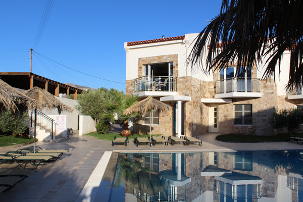 Boasting air-conditioned accommodation with a private pool, sea and mountain vie  Grapevines Villas No 1, Makrigialos Entire villa vacation rental 44287769