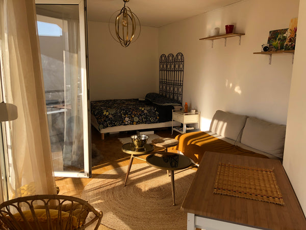 L’appartement est composé de : <br />• Une seule pièce comprenant un lit double, Lyon, France Agréable Studio lumineux proche gare Part Dieu Entire rental unit vacation rental 45323556