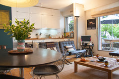 Appartement proche du Parc Georges Brassens, du parc des expositions de la Porte Paris, France Design and cosy flat with large terrace Entire rental unit vacation rental 8348359