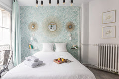 My accomodation is located at the heart of Montorgueil. The street of the aparte  Louvre - Etienne Marcel 302: cosy apt for 3 people Entire rental unit vacation rental 19322578