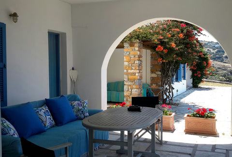 Bay View Villa is 10 minutes drive from Batsi, offering a stunning 180 degree un Bristol, United Kingdom Bay View at Pelagaia Villas. Licence 146276 Cycladic home vacation rental 18108160
