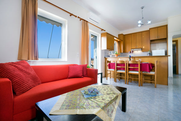 If you are looking for a spacious, well equipped, comfortable, brand new & quiet Chania, Greece Two Bedroom Deluxe Apt near Stavros Beach! Entire rental unit vacation rental 16573785