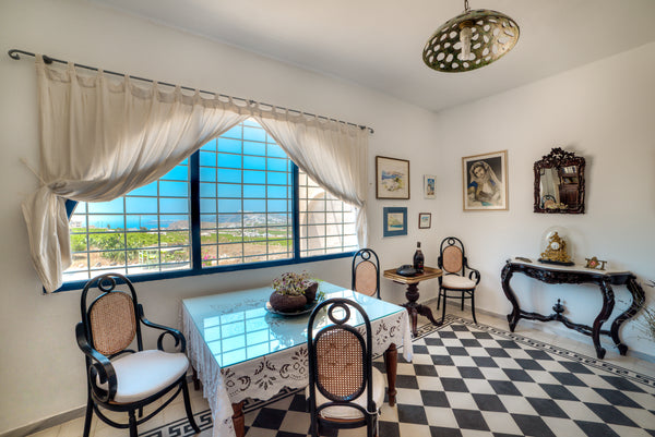 Our house is located on the top of a canyon where you can enjoy the view all the Thera, Greece Strogili Entire condo vacation rental 27568762