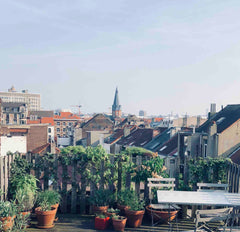 Peaceful, fully furnished, stylish and bright apartment on the 4th floor (no ele Belgium Calm citycenter appartment with amazing terrace Entire condo vacation rental 31159929
