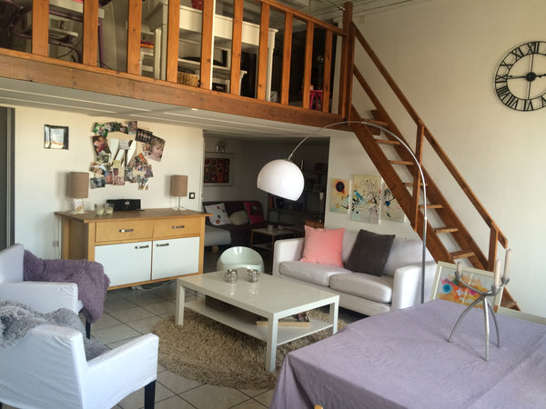Mon appartement est très lumineux, en duplex, sans vis à vis à part les toits de Lyon, France mon cocon près du Parc Entire rental unit vacation rental 9019964