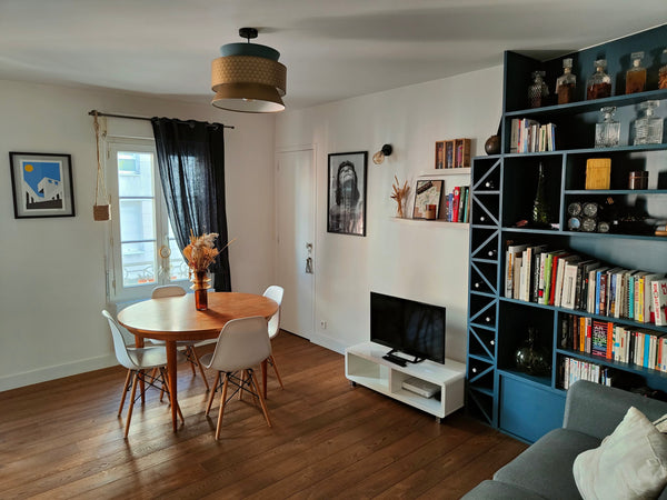 This charming and lovely cocoon located at the 4th floor (without elevator, let' Paris, France Charming cocoon near the Parc des Buttes-Chaumont Entire rental unit vacation rental 22677518