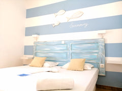 At 700 meters from the port and 100 meters from the beautiful beach of Livadia,  Paros, Greece Angelina Studios large apartment Entire rental unit vacation rental 10869030