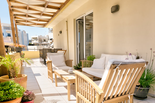 This is a stunning top-floor duplex apartment of 80 m² with a terrace of 60 m².  Heraklion, Greece Modern top-floor duplex with huge terrace (Centre) Entire rental unit vacation rental 15661885