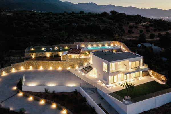 Villa Tetragon located on a hill offering amazing views over the area and the se Heraklion, Greece Brand new 6 bedroom Villa Tetragon Entire villa vacation rental 50736622
