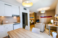 You will be staying in a spacious studio of 34m² fully equipped in the 7th arron  Spacious studio - Lyon 7 Halle TG / Gerland Room in aparthotel vacation rental 34190007