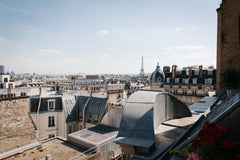 Enjoy a panoramic view on the Parisian roofs with the most important momuments o Paris, France Charming studio close to Parc Monceau Entire rental unit vacation rental 9967878