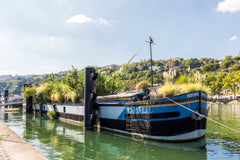 Toute l'année, David et Christian vous propose une expérience unique à bord de l Lyon, France BATEAU FRIPONNE : une adresse insolite à LYON Private room in houseboat vacation rental 10756347