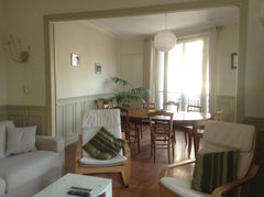 Fans, a 30 m2 living room, 1 bedroom: 1 big bed, 1 room 3 single beds, equipped  Paris, France APARTMENT 1 // 8 PEOPLE Entire rental unit vacation rental 1389599