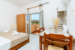 A bright lovely small apartment for 2 persons fully equipt for your holiday need Kalyves, Greece Economy apartment with swimming pool Entire rental unit vacation rental 51137092