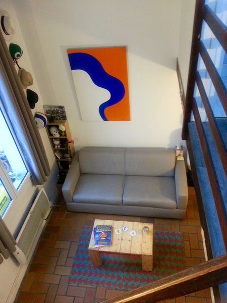 Petit studio étudiants avec mezzanine comprenant un canapé-lit, une kitchenette, Paris, France Studio pratique & moderne Paris 13e Entire rental unit vacation rental 9727522