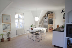 Located in the famous Komponistkvarteret at quiet Østerbro, this little rooftop  Copenhagen, Denmark Charming cityhouse apartment Entire rental unit vacation rental 10451688