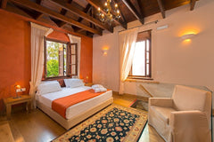 Rodos Niohori Elite Suites are located on a quiet sidestreet in the heart of the  Rodos Niohori Elite Suites - Jasmin Room in aparthotel vacation rental 14325641
