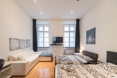 This lovely apartment is situated in the historical centre of Prague. It is just  Apartment at Wenceslas Square Entire rental unit vacation rental 40218149