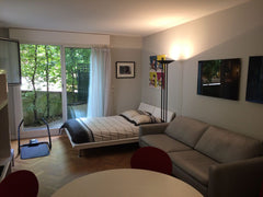 Large studio located in a luxury residence, with private terrace and spacious ga Herblay, France Very nice studio, 35 m2, Paris 8th Entire rental unit vacation rental 6990972