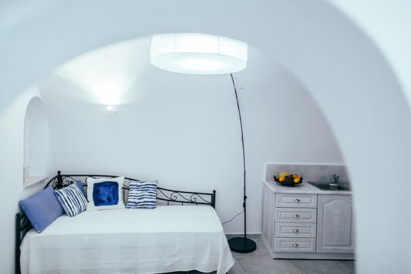 The cave house is centrally located, dug horizontally into the rock, giνing a wi  Day One Fira Mansion, Cave House Entire rental unit vacation rental 13843942
