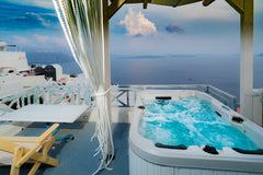 Gazing the deep blue, Kaleidoscope is a complex of five caves and suites ideal f Oia, Greece Kaleidoscope ,Grand View Jacuzzi Cave vacation rental 16754338