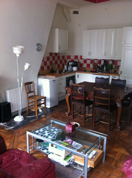 Nice bedroom with a high window, cosy and sunny apartment with parquet, typical  Paris, France Charming flat, center of Paris Private room in rental unit vacation rental 2921216