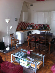 Nice bedroom with a high window, cosy and sunny apartment with parquet, typical  Paris, France Charming flat, center of Paris Private room in rental unit vacation rental 2921216
