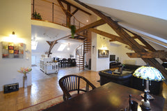 Grand Luxury Apartment - Brilliant location - Welcoming environment - Freedom of Milovice, Czechia Grand Luxury Attic Hastalska - Old Town Square Entire rental unit vacation rental 1153832
