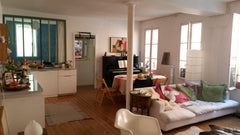 Exclusive apartment in the heart of the XI arrondissement in Paris. 90m2, has 3  Paris, France Spacious, bright, quiet, Paris XIe. Entire loft vacation rental 6631823