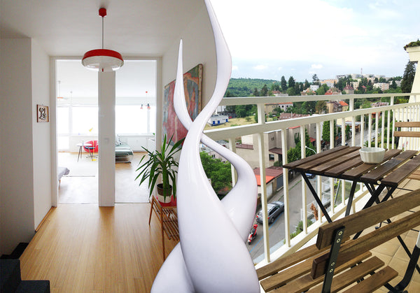 Two floor design appartment in perfect location. Newly renovated, but completely Prague, Czechia Czech 60ties design flat with panoramic view. Entire rental unit vacation rental 23713502