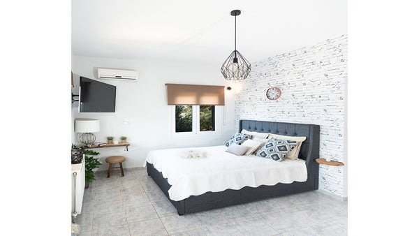 Just a 1km away from our famous sandy beach boulisma you will find our bright fi Agios Nikolaos, Greece “Shiny” sea view apartment at Istron Entire condo vacation rental 32798672