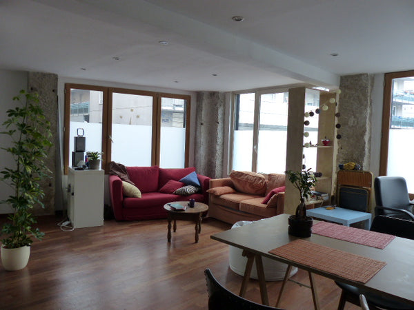 Duplex charmant, 45 m², T3. Parquet, colonnes en pierre, poutres apparentes et l Lyon, France Duplex proche centre ville (7e) Entire rental unit vacation rental 8725468