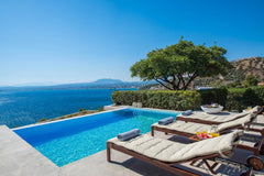 In a perfect location with the best panoramic view of Heraklion City and the inf Heraklion, Greece Breathtaking seaview villa with swimming pool Entire villa vacation rental 25002236