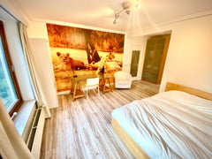 Beau studio lumineux et au calme dans une maison familiale juste en dehors de Bx Kraainem, Belgium Studio comfortable avec place de parking et spa Entire guesthouse vacation rental 28891180