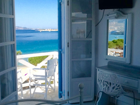 Beach studio + kitchen, directly on Krios  beach, voted 1 of the most beautiful  Krotiri, Greece *BEACHFRONT* STUDIO for 2 Entire rental unit vacation rental 5162966