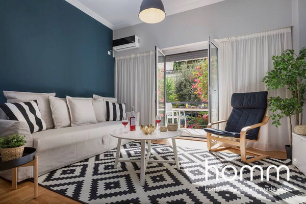 64m² Newly Renovated Apartment in Athens, in N.Smyrni area which can host 4 peop Athens, Greece 64m² homm Newly Renovated Apartment in Athens Entire rental unit vacation rental 21705020