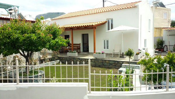 Welcome to our lovely, cozy and spacious house with big outdoor flower garden ya Chania, Greece Sea View and Green Garden House Entire home vacation rental 18235560