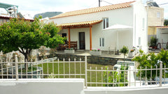 Welcome to our lovely, cozy and spacious house with big outdoor flower garden ya Chania, Greece Sea View and Green Garden House Entire home vacation rental 18235560