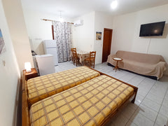 Our place is a semibasement studio with private bathroom and a common use terrac Naxos, Greece Studio close to center of Naxos Entire rental unit vacation rental 12908085