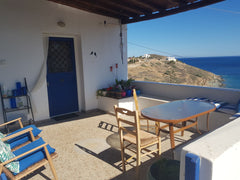 A very pleasant 50 square meters house on the island of Syros with a spectacular  A house with a view Entire home vacation rental 651304830960110010