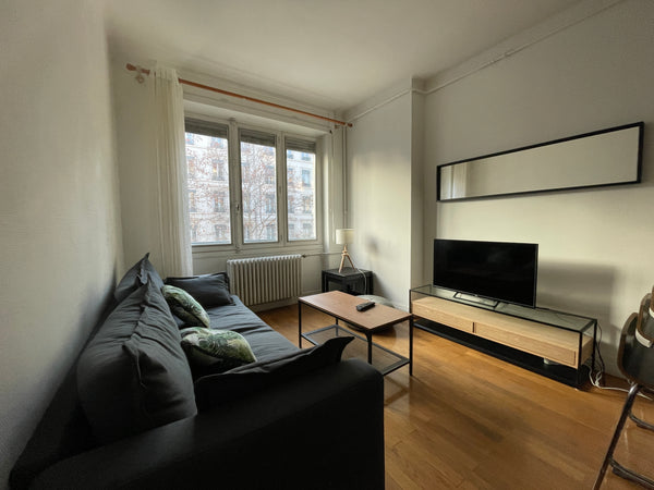 You will have a pleasant stay in my warm 41 sqm apartment located in the 3rd dis Lyon, France Pleasant apartment in Saxe-Gambetta, Lyon 3rd Entire rental unit vacation rental 45436269