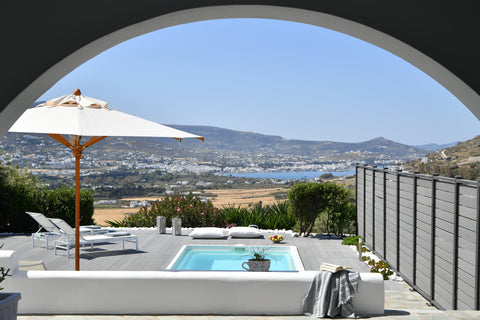 Azzurro Bianco Suite 2 is a new & beautiful decorated suite with private pool-ja Greece 2br suite with private pool,seaview Entire home vacation rental 7896048