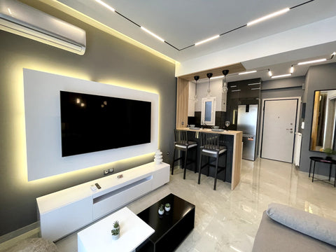 Brand new extravagant apartment on the top floor of the building (third floor) i West Yorkshire, England, United Kingdom Luxury & Modern Urban Apartment - 65" inch TV Entire rental unit vacation rental 572163867527672927